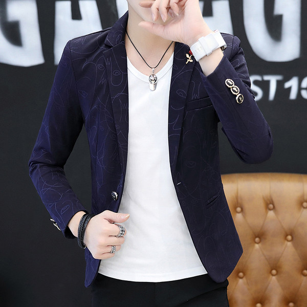 Модерно мъжко сако с брожка в три цвята