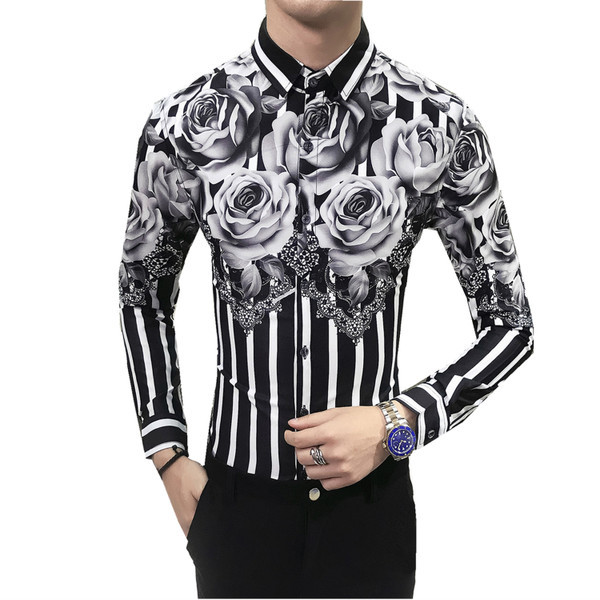 Модерна мъжка риза Slim модел в два цвята