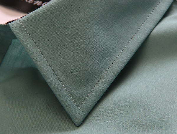 Пролетна мъжка риза с къс ръкав в различни цветове