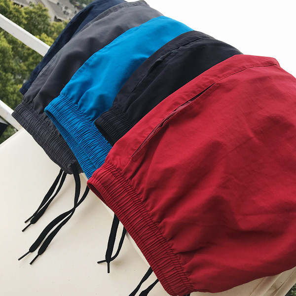 Ежедневни мъжки къси шорти с ластик в няколко цвята