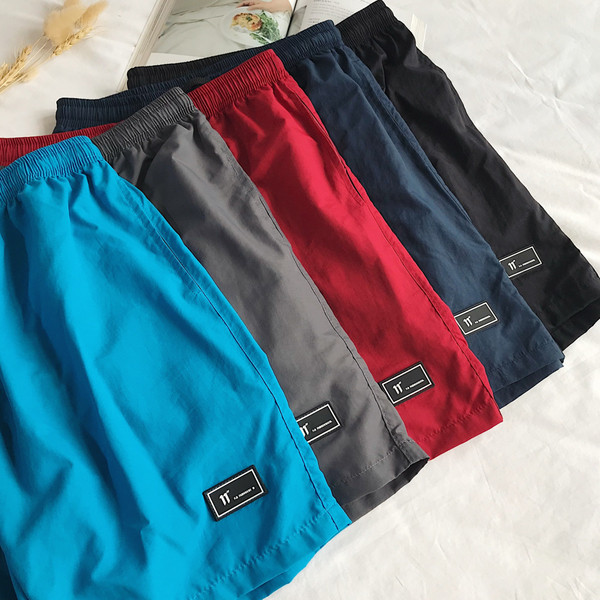 Ежедневни мъжки къси шорти с ластик в няколко цвята