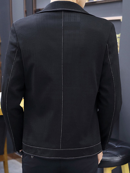 Небрежно мъжко сако с джобове в три цвята