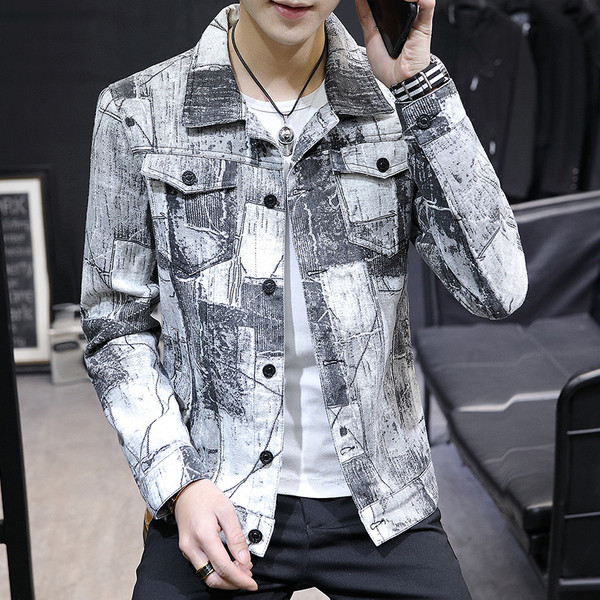 Небрежно мъжко пролетно сако с джобове в четири цвята