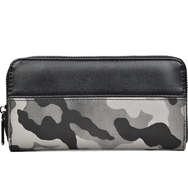 Модерен мъжки портфейл с камуфлажни мотиви в два цвята