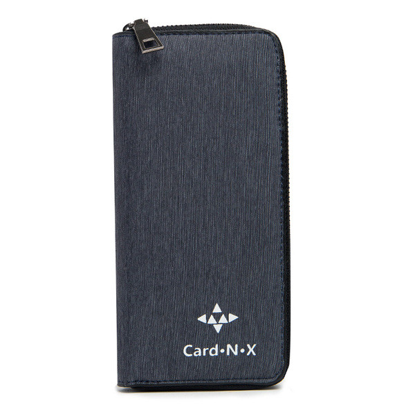 Ежедневен мъжки портфейл с надпис в два цвята