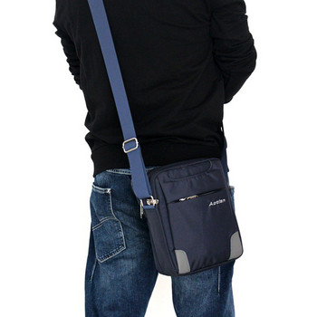 Мъжка ежедневна чанта с надпис в три цвята