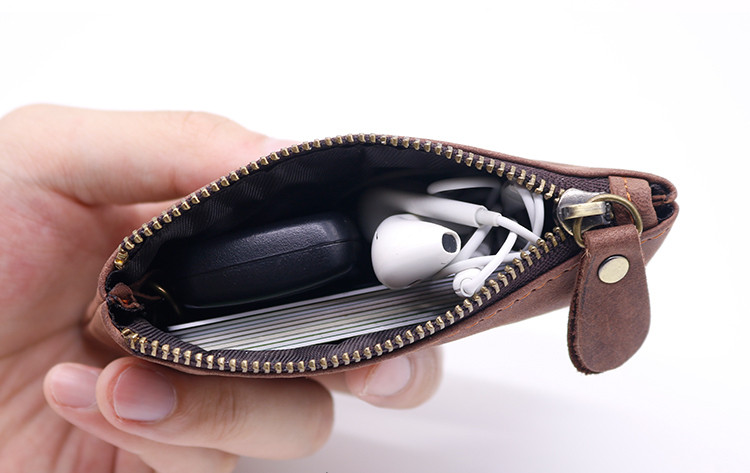 Удобен мъжки портфейл от еко кожа с декорация в няколко цвята