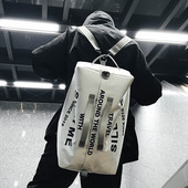 Rucsac casual barbatesc cu inscriptii in mai multe culori