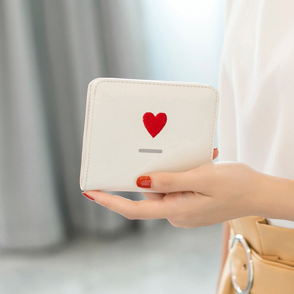 Модерен дамски портфейл от Еко кожа с бродерия