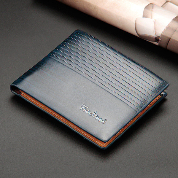 Модерен мъжки портфейл от еко кожа в три цвята