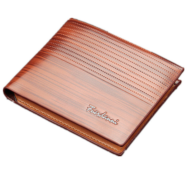 Модерен мъжки портфейл от еко кожа в три цвята