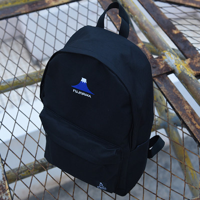 Rucsac sport pentru bărbați de culoare neagră cu broderie