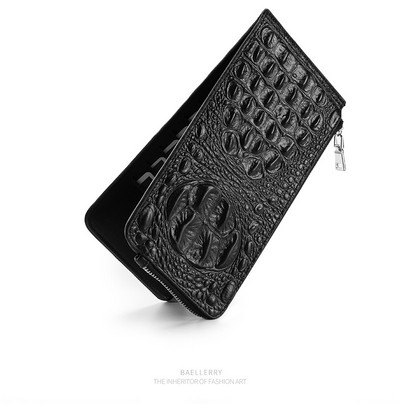 Нов модел мъжки портфейл от еко кожа в черен цвят
