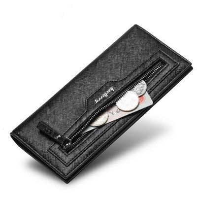 Стилен мъжки портфейл с преден джоб в няколко цвята
