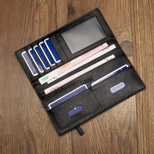 Стилен мъжки портфейл с преден джоб в няколко цвята