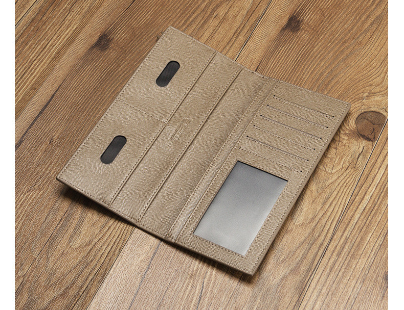 Стилен мъжки портфейл с преден джоб в няколко цвята