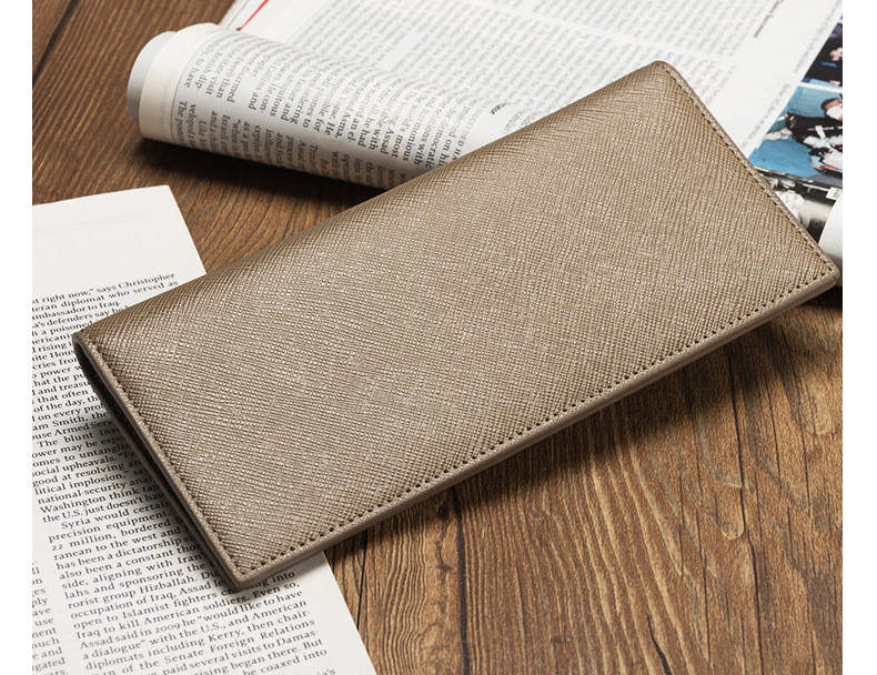 Стилен мъжки портфейл с преден джоб в няколко цвята