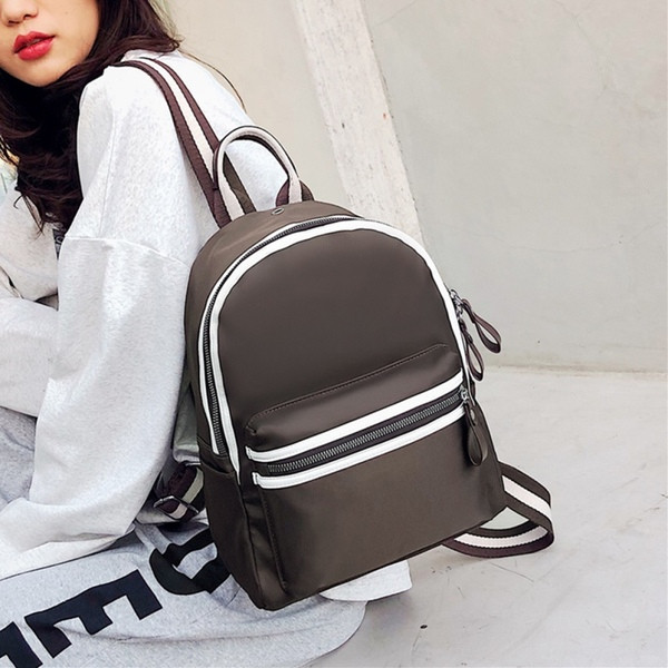 Ежедневна дамска раница с джоб в четири цвята