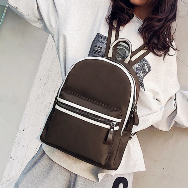 Ежедневна дамска раница с джоб в четири цвята