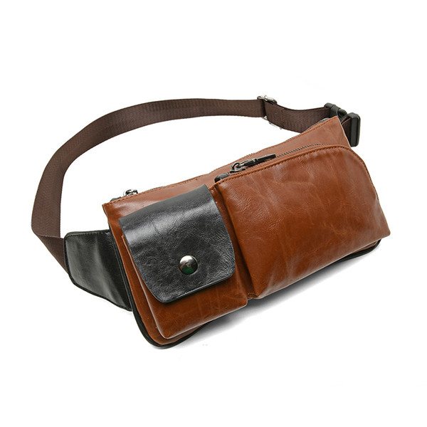 Мъжка модерна чанта от еко кожа в три цвята