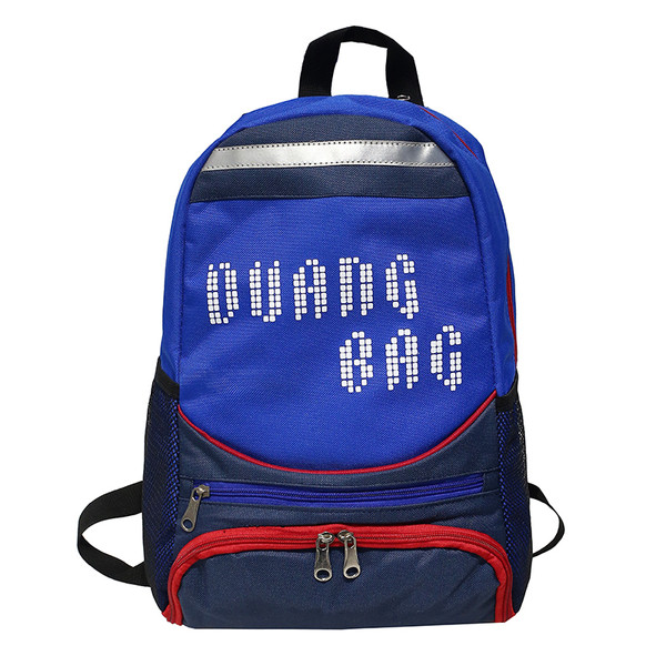 Модерна раница с надпис в три цвята подходяща за мъже и жени