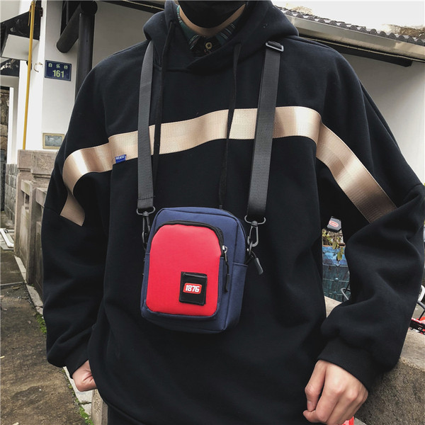 Модерна малка чанта за мъже и жени в три цвята