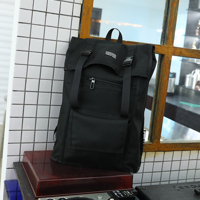 Rucsac elegant pentru bărbați, în două culori, cu buzunar frontal
