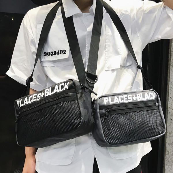 Αθλητική ανδρική τσάντα σε δύο χρώματα