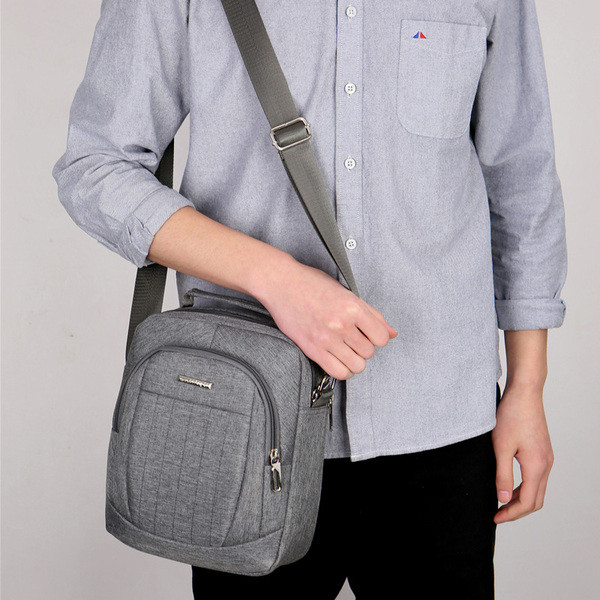 Ανώτερη τσάντα ανδρών με ρυθμιζόμενη λαβή σε τρία χρώματα