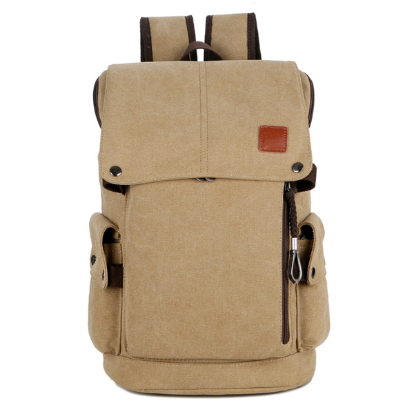 Μοντέρνο σακίδιο ανδρών σε τρία χρώματα με πλαϊνές τσέπες