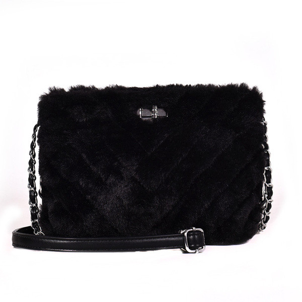 Σύγχρονη τσάντα φτερών κυρίες σε λευκό, μαύρο και ροζ χρώμα