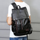 Rucsac modern barbatesc din piele ecologica in doua culori