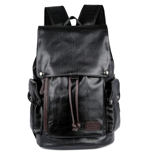 Δερμάτινο σακίδιο δερμάτινο σε δύο χρώματα