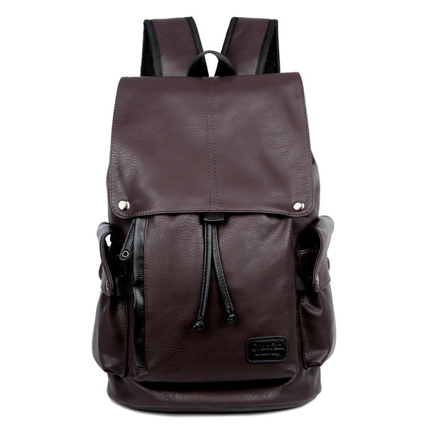 Δερμάτινο σακίδιο δερμάτινο σε δύο χρώματα