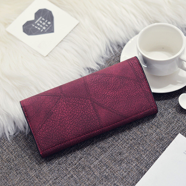 Стилен дамски портфейл от еко кожа в различни цветове