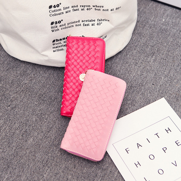 Μοντέρνο γυναικείο πορτοφόλι σε διάφορα χρώματα από οικολογικό δέρμα