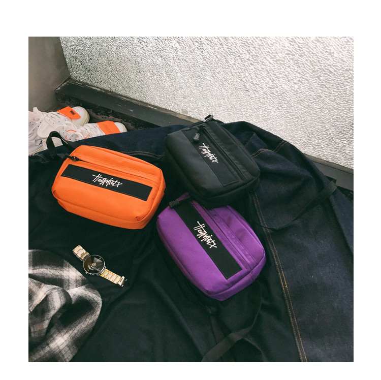 Casual τσάντα ανδρών με επιγραφές σε τρία χρώματα