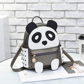 Rucsac modern de dama cu element 3D in doua culori