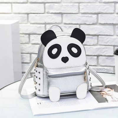 Rucsac modern de dama cu element 3D in doua culori