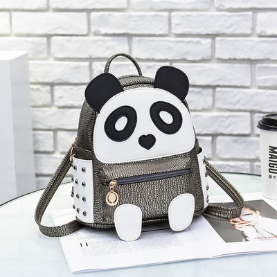 Rucsac modern de dama cu element 3D in doua culori