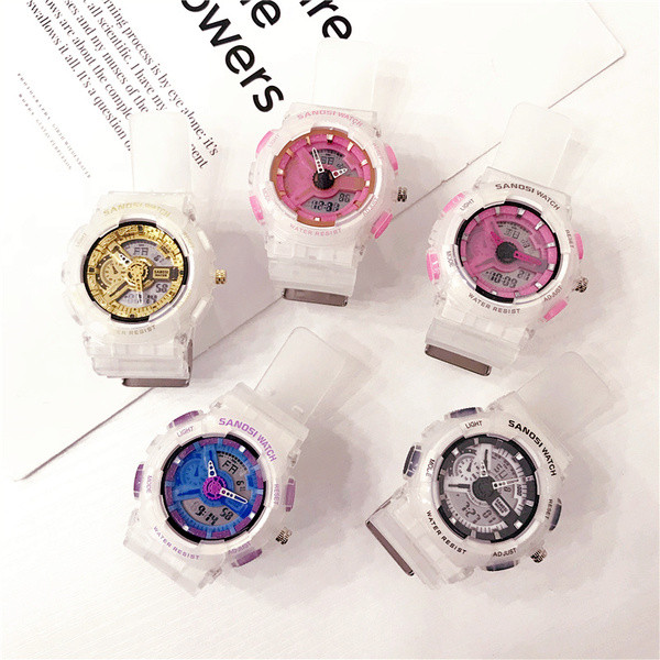 Ceas modern potrivit pentru bărbați și femei în cinci culori