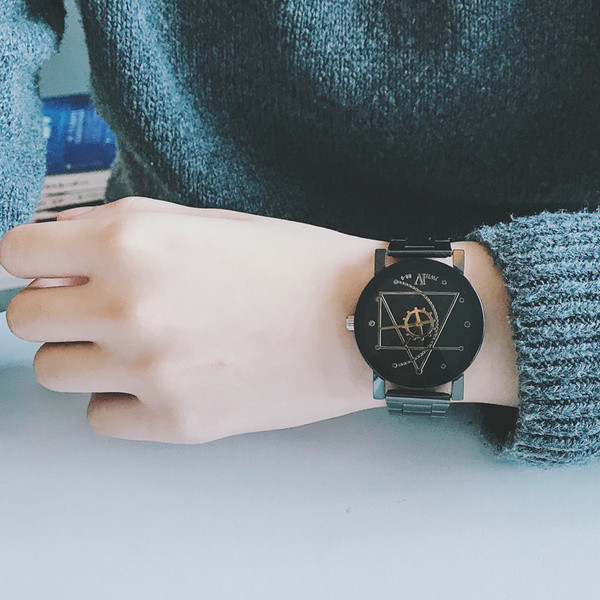 Ceas de dama zilnic cu curea metalica