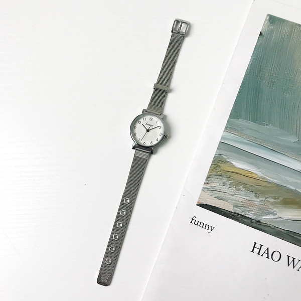 Ceas de dama cu curea metalica in diferite culori