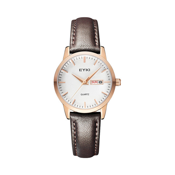 Ceas de zi cu zi de dama cu bratara in trei culori