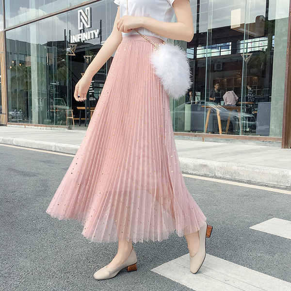 Φούστα δαχτυλιδιών νέας μακράς κυρίας με τούλι σε τέσσερα χρώματα