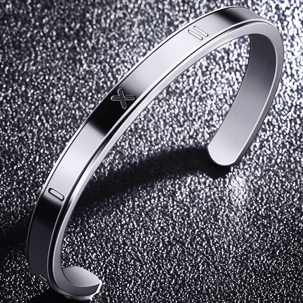 Brățară pentru bărbați de zi cu zi în două culori