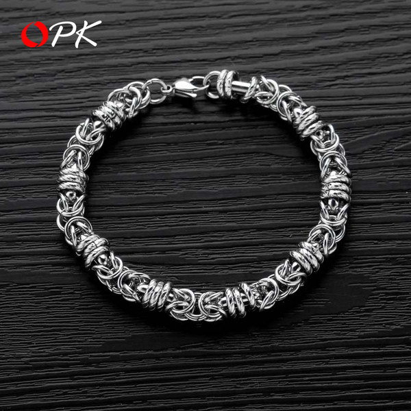 Brățară zilnică pentru bărbați tricotată în două culori