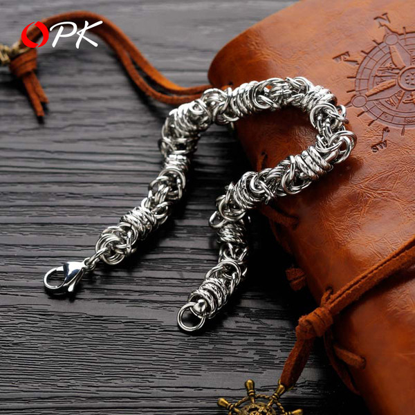 Brățară zilnică pentru bărbați tricotată în două culori