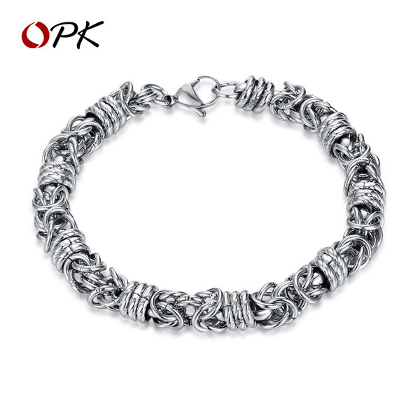 Brățară zilnică pentru bărbați tricotată în două culori