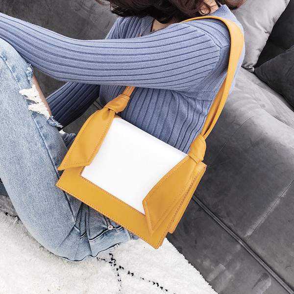 Geanta de dama actuala din piele ecologica cu manere scurte si lungi in trei culori